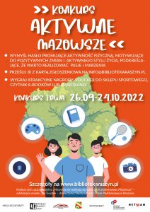 Aktywne Mazowsze - plakat