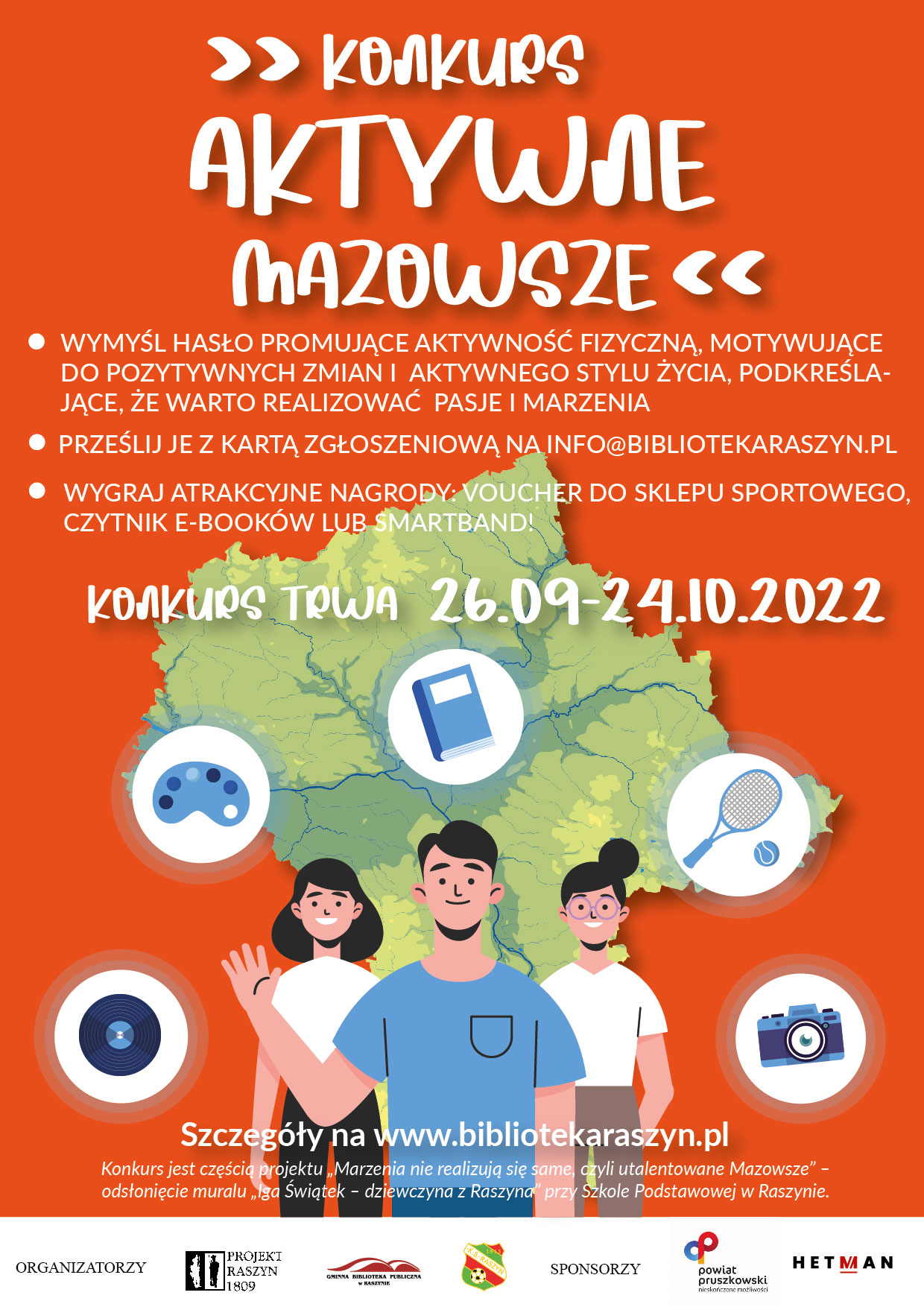 Aktywne Mazowsze - plakat