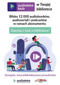 Audioteka - nowa usługa -plakat