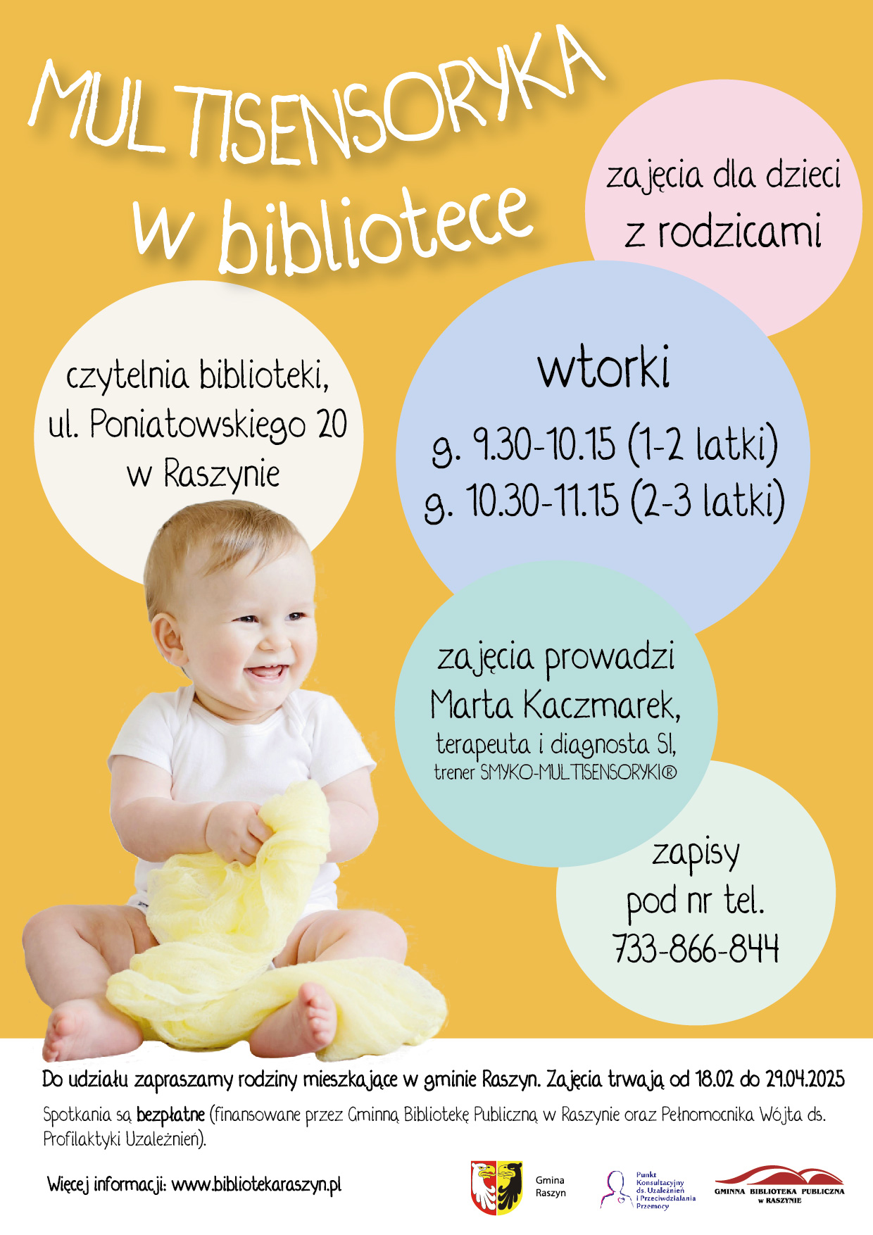 Zajęcia multisensoryka w bibliotece - alternatywa tekstowa w artykule