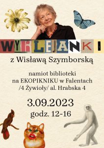 Warsztaty z Szymborską - plakat