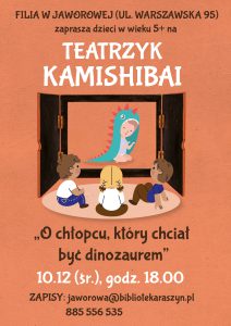 Powiększ. Teatrzyk kamishibai w filii w Jaworowej - alternatywa tekstowa w artykule