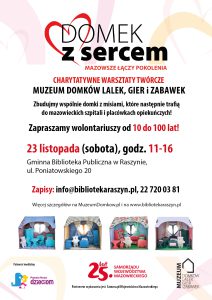 Powiększ. Domek z sercem - międzypokoleniowe warsztaty dla wolontariuszy. Alternatywa tekstowa w artykule