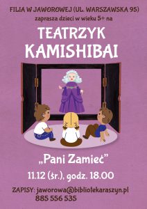 Powiększ. Teatrzyk kamishibai w Filii w Jaworowej - alternatywa tekstowa w artykule