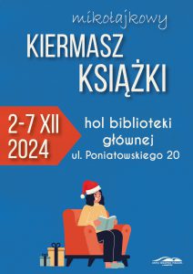 Powiększ. Kiermasz książki używanej w holu biblioteki odbędzie się w dniach 2-7 grudnia