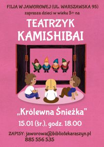 Powiększ. Teatrzyk kamishibai w filii w Jaworowej - alternatywa tekstowa w artykule