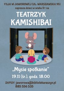 Powiększ. Teatrzyk kamishibai w filii w Jaworowej - alternatywa tekstowa w artykule