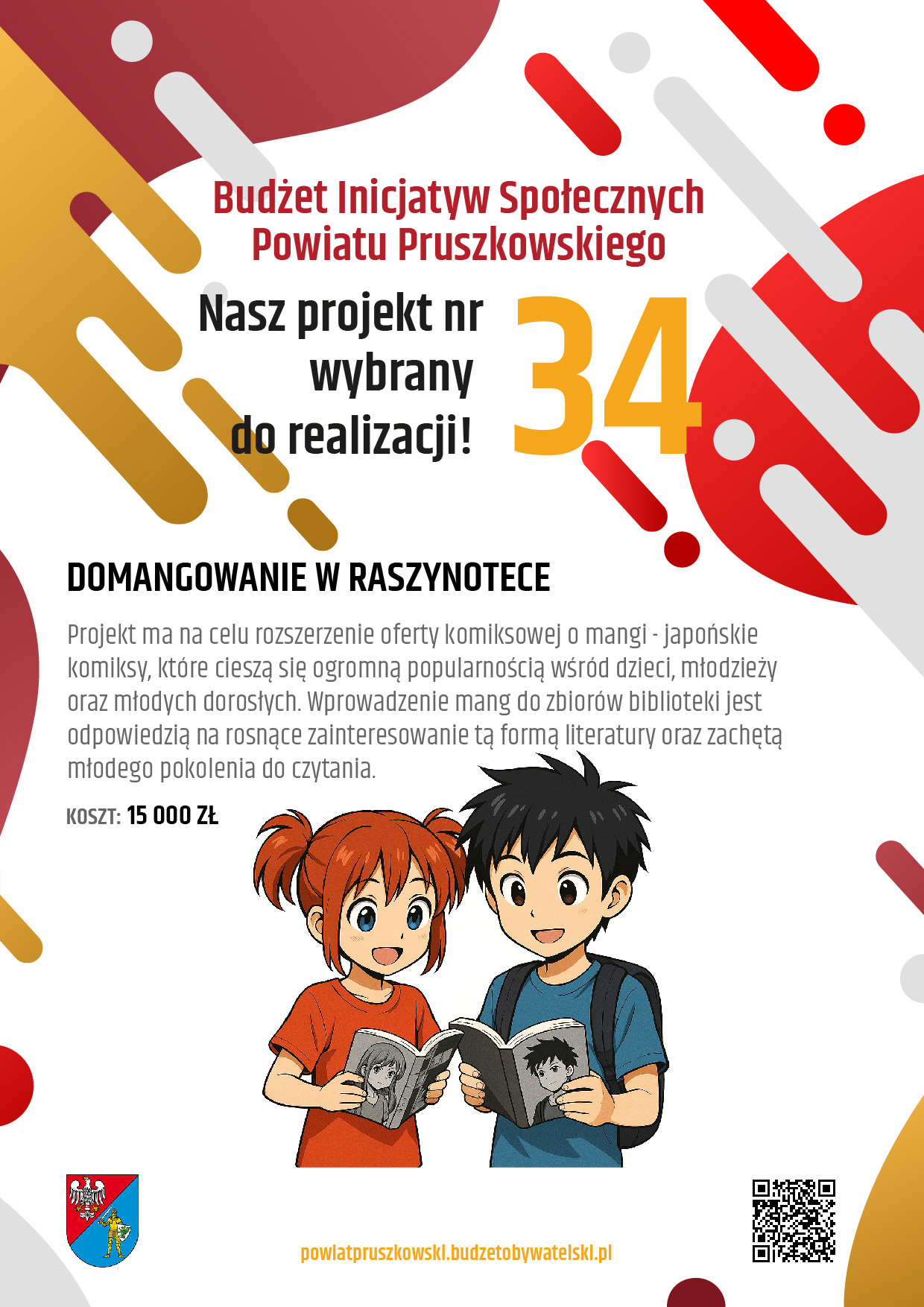 Powiększ. Projekt "Domangowanie w Raszynotece" wybrany do realizacji - alternatywa tekstowa w artykule