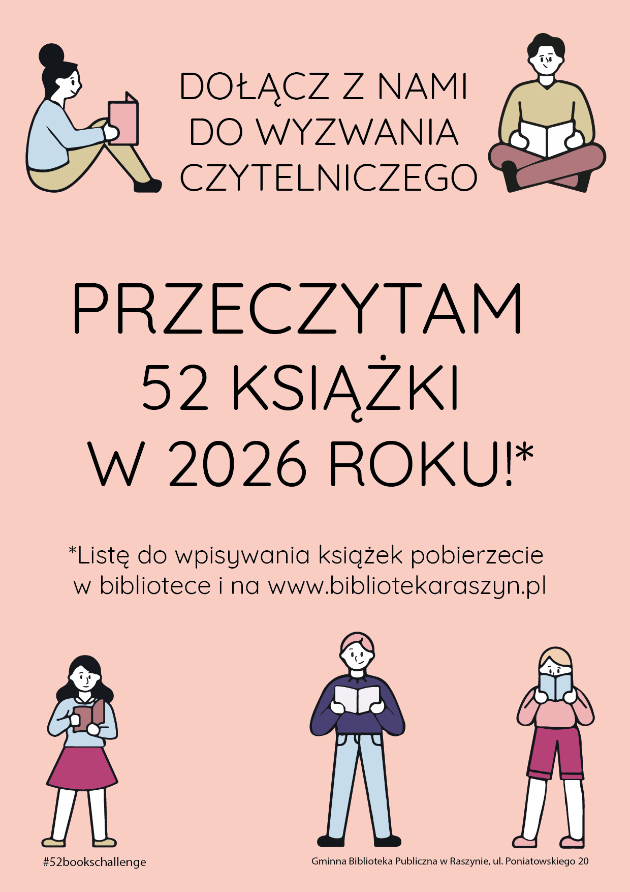 Powiększ. Przeczytam 52 książki w 2026 roku