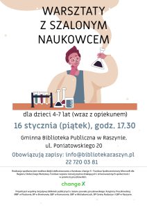 Powiększ. Warsztaty z szalonym naukowcem - alternatywa tekstowa w artykule