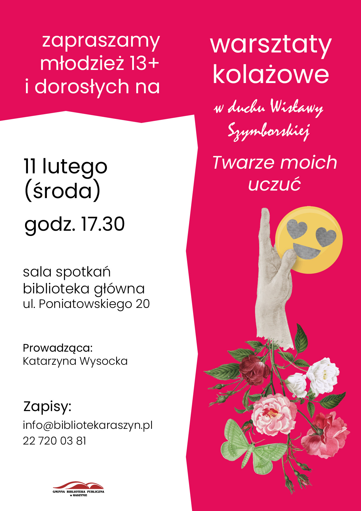 Powiększ. Warsztaty kolażowe w Raszynotece - alternatywa tekstowa w artykule