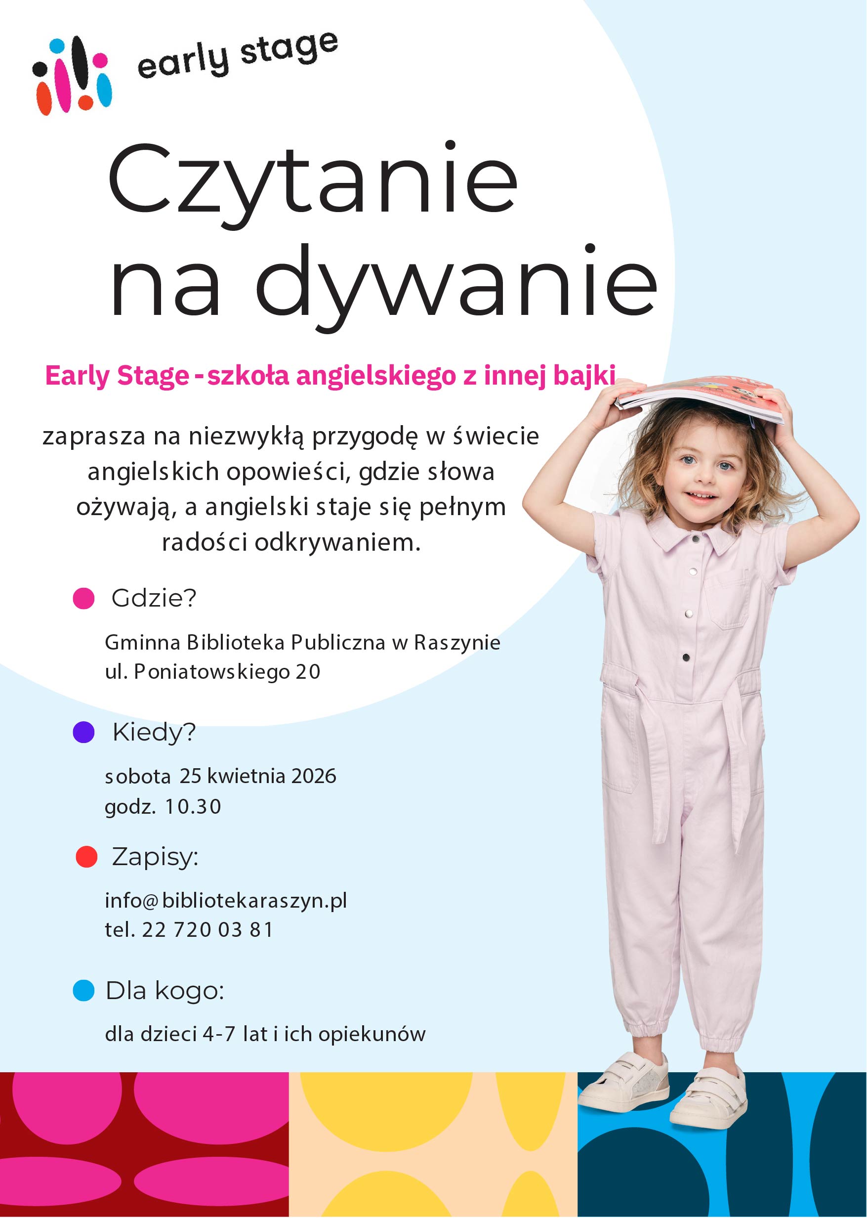 Powiększ. Czytanie na dywanie z Early Stage - alternatywa tekstowa w artykule