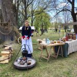 Stanowisko z kawą z ogniska