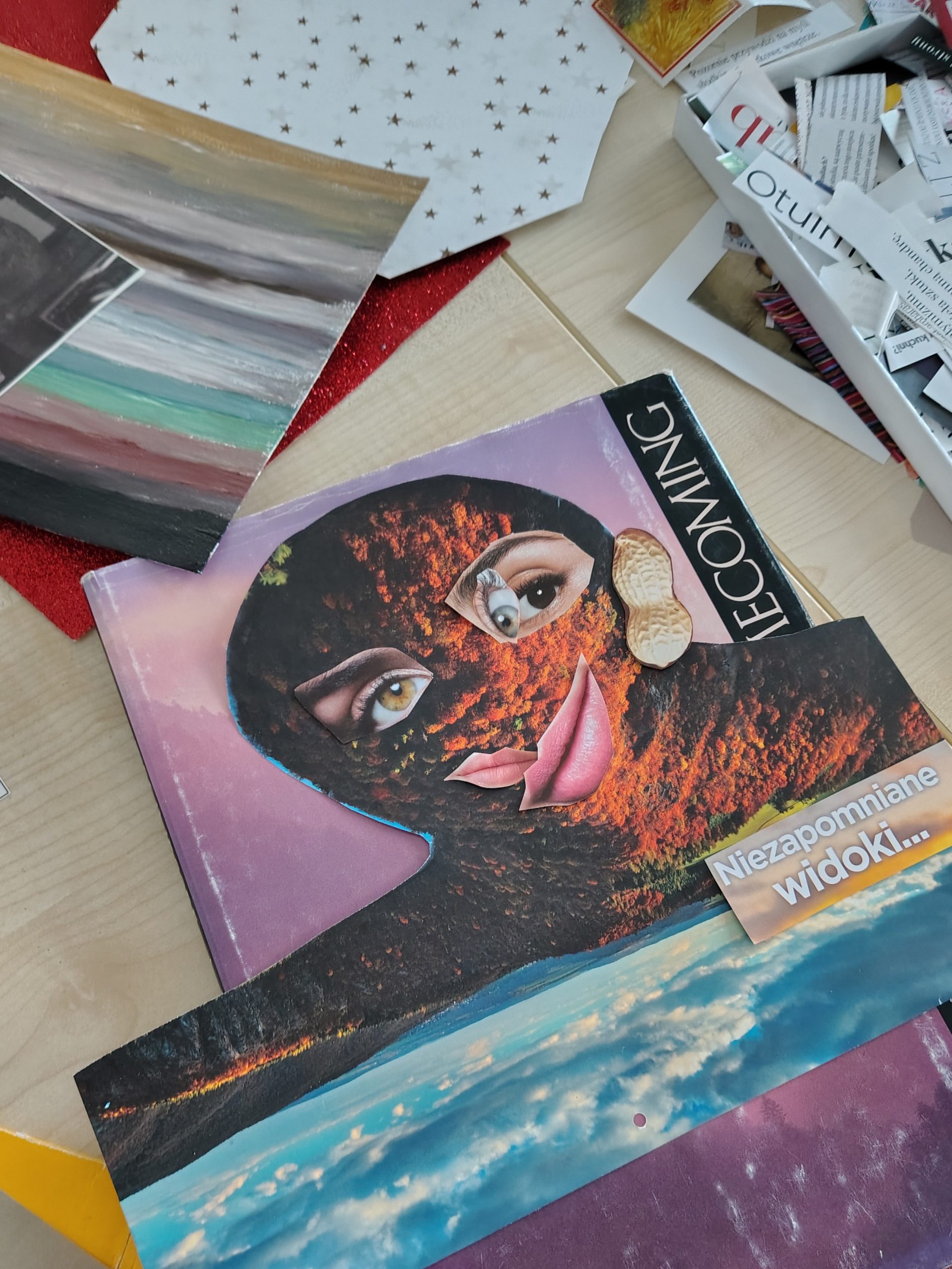 Jeden z powstających kolaży