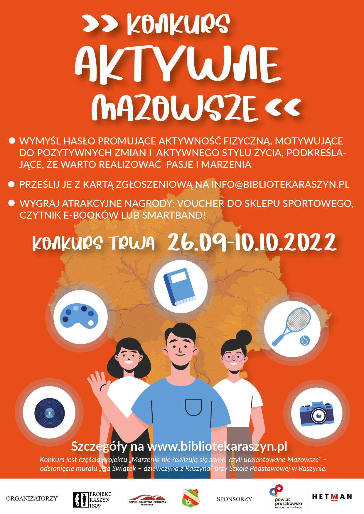 Aktywne Mazowsze - plakat - konkurs