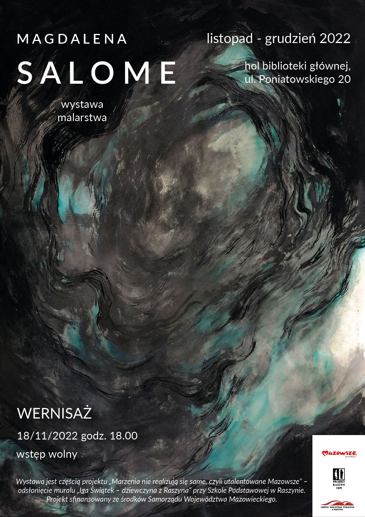 Magdalena Salome - wystawa - plakat