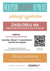 Plebiscyt "Najlepsza biblioteka w Polsce" - plakat