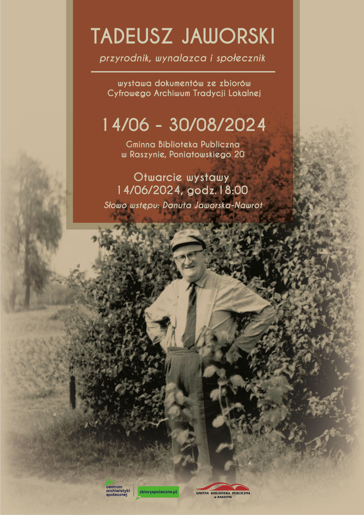 Tadeusz Jaworski - wystawa - plakat