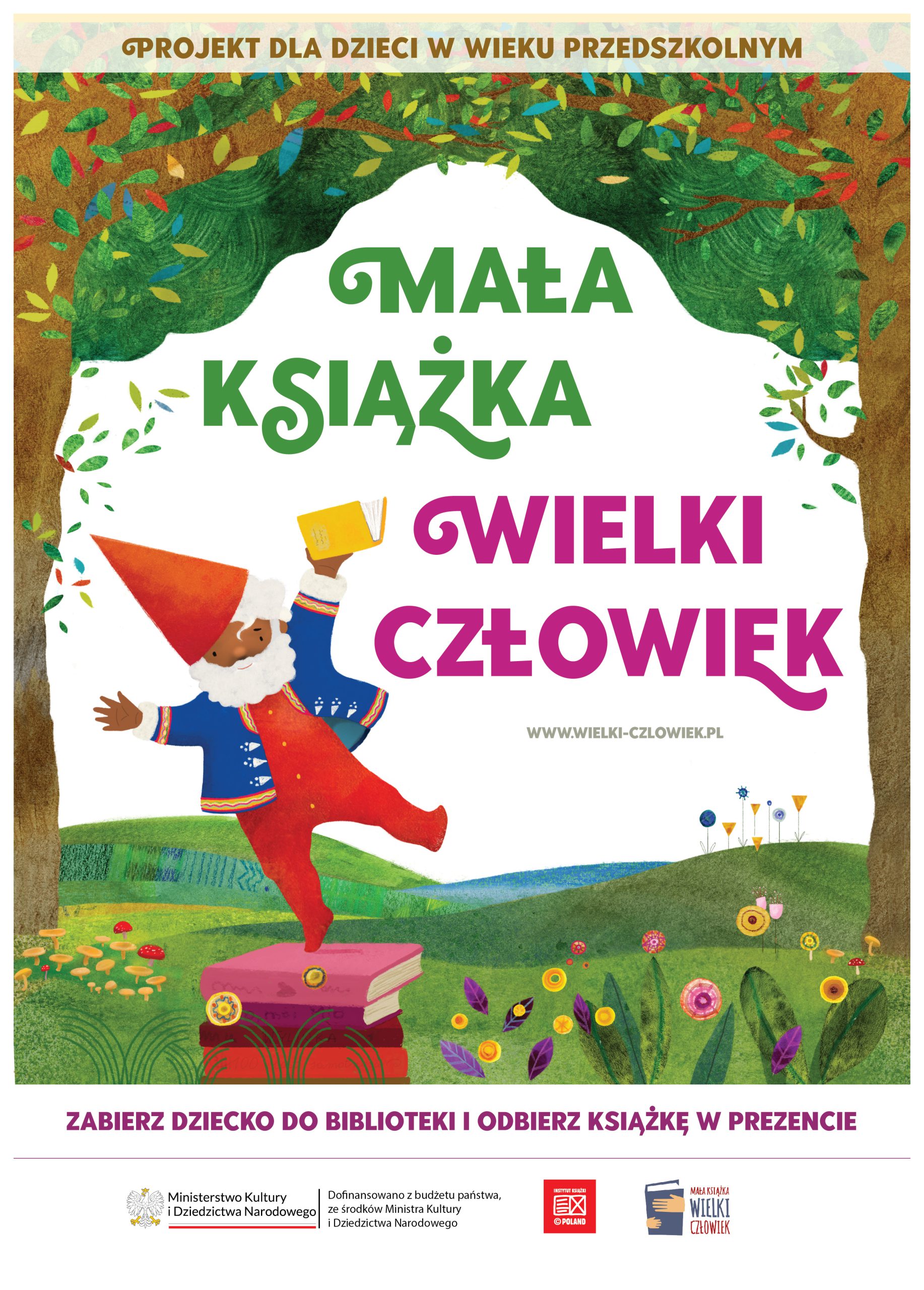 Powiększ. Mała książka - wielki człowiek - akcja czytelnicza dla przedszkolaków. Alternatywa tekstowa w artykule