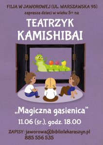 Powiększ. Teatrzyk kamishibai w filii w Jaworowej - alternatywa tekstowa w artykule