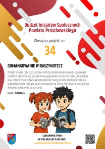 Powiększ. Głosuj na projekt "Domangowanie w Raszynotece" - alternatywa tekstowa w artykule