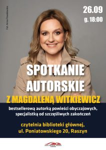 Powiększ. Spotkanie autorskie z Magdaleną Witkiewicz - alternatywa tekstowa w artykule