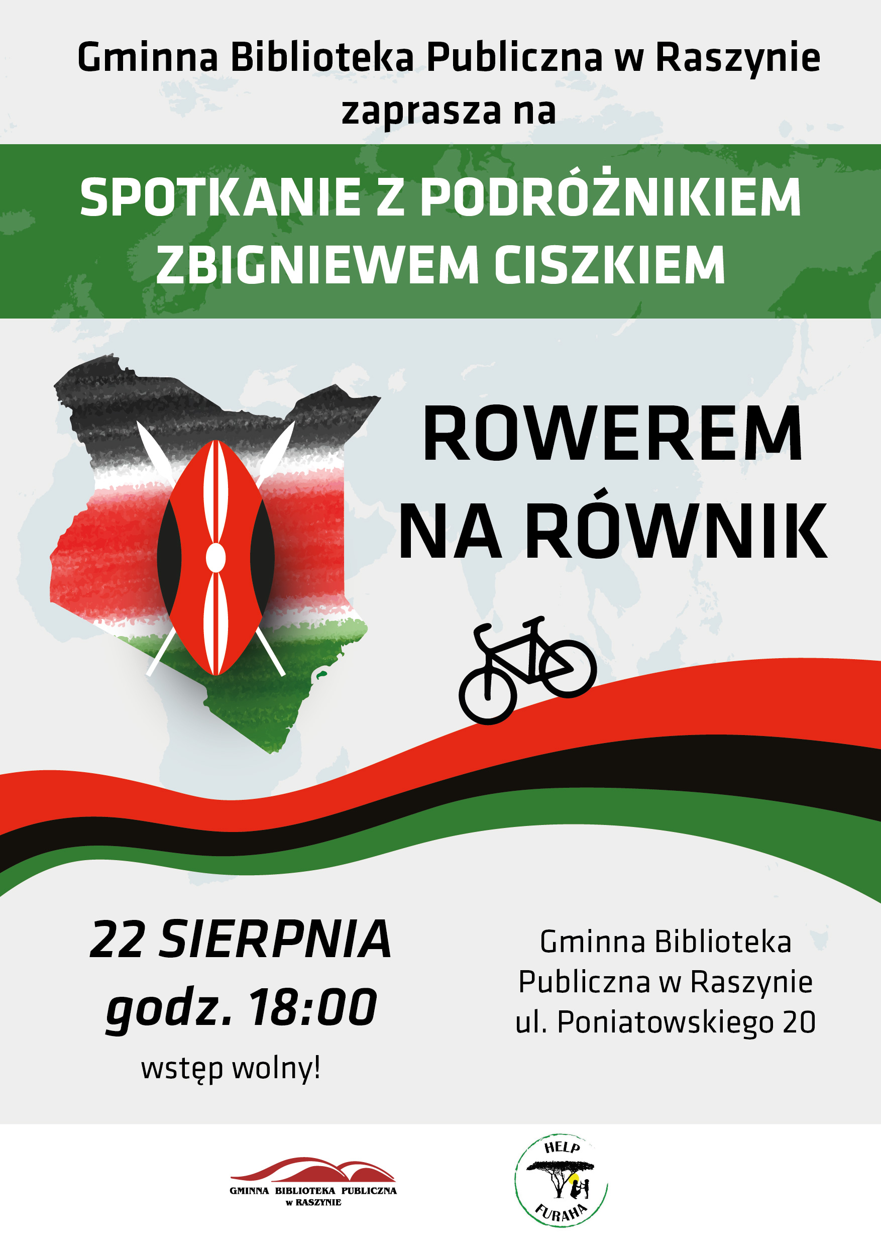 Powiększ. Spotkanie podróżnicze "Rowerem na równik"