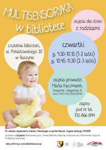 Zajęcia multisensoryka w bibliotece - alternatywa tekstowa w artykule