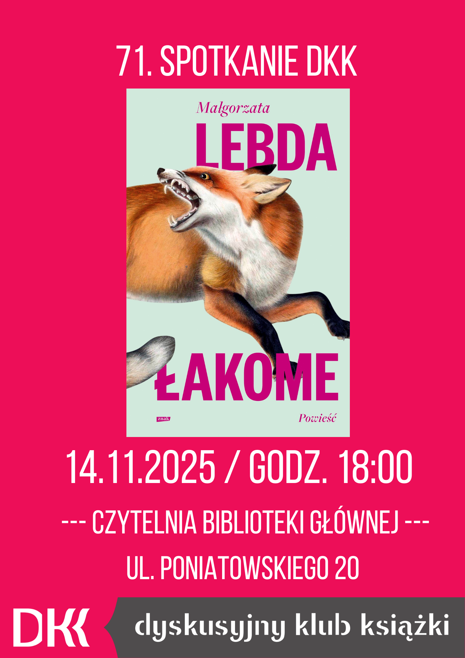 Powiększ. Spotkanie Dyskusyjnego Klubu Książki w Raszynie -alternatywa tekstowa w artykule.